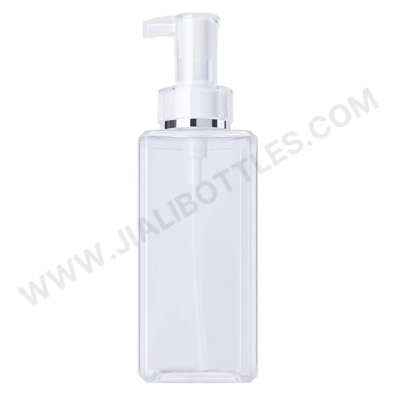 400 ml high transparency PET plastic shampoo bottle