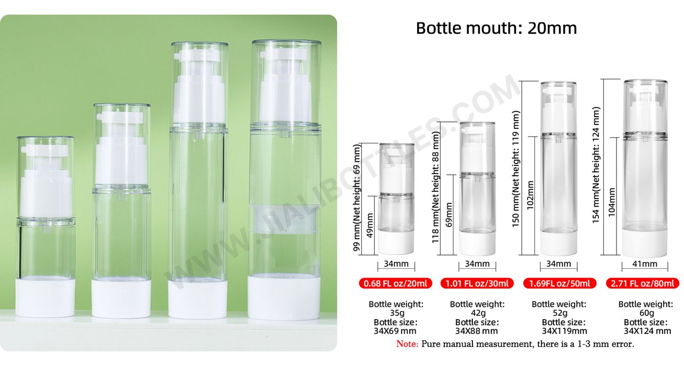 20ml-80ml Vacuum bottle