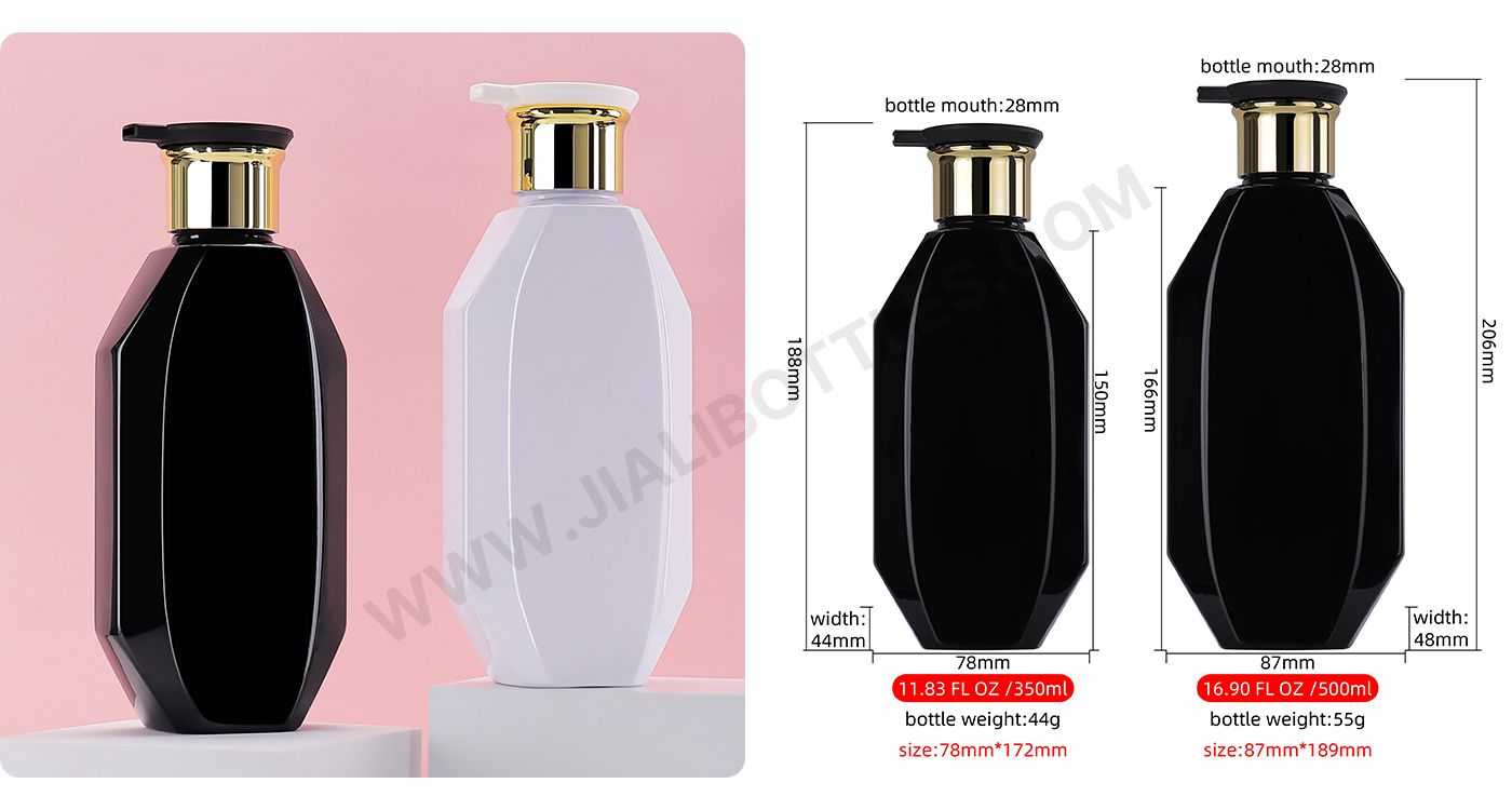 350 500ml Shampoo and shower gel bottle